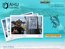 Tablet Screenshot of oahufishing.com